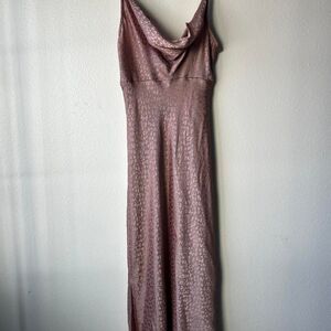 Stella-dot Women's Pink and Brown Dress